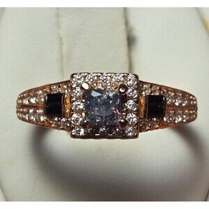 Sparkles Vintage sterling silver ring sz 8